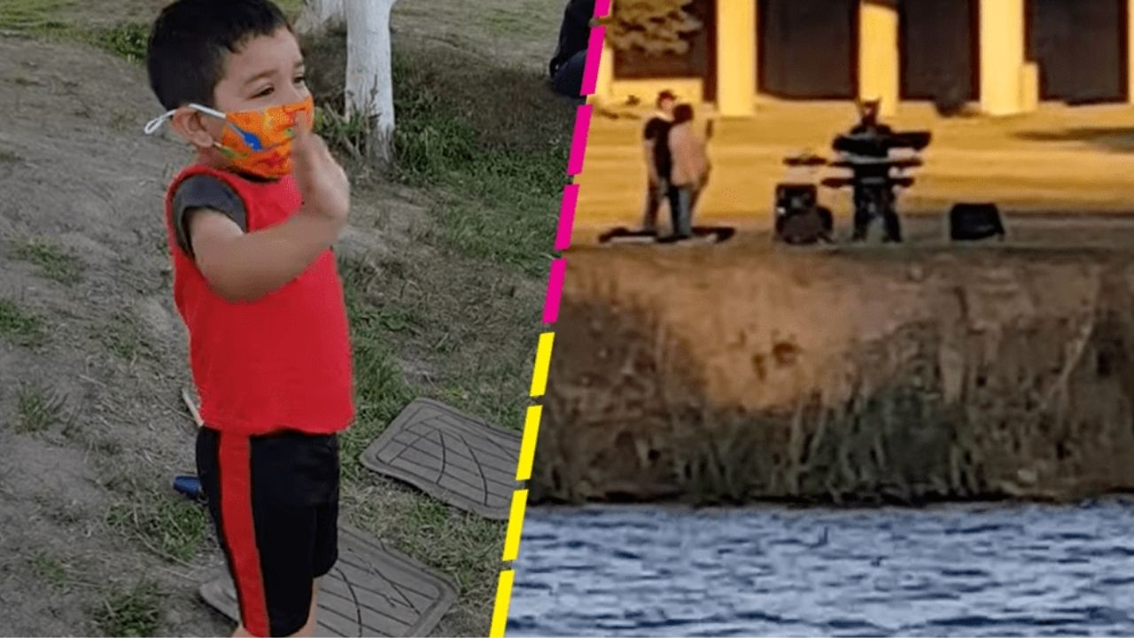 Mira el enternecedor vídeo de un abuelo cantándole 'Feliz cumpleaños' a su nieto en la frontera México-Estados Unidos