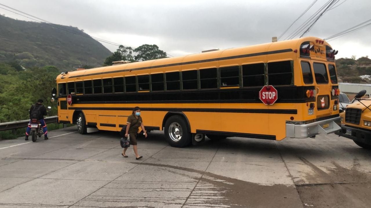Estos son los principales puntos bloqueados por el paro de transporte este martes en Honduras