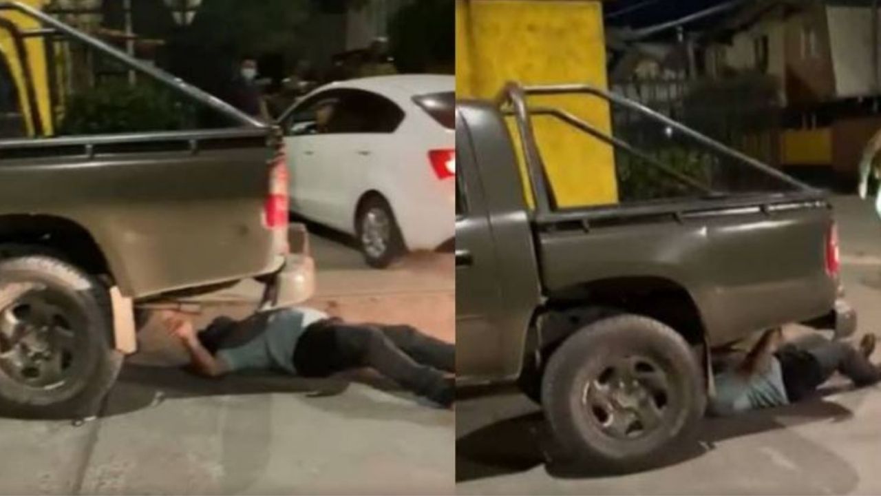 Pastor evangélico simula ser atropellado por carro policial tras celebrar culto en plena pandemia, este vídeo lo delató