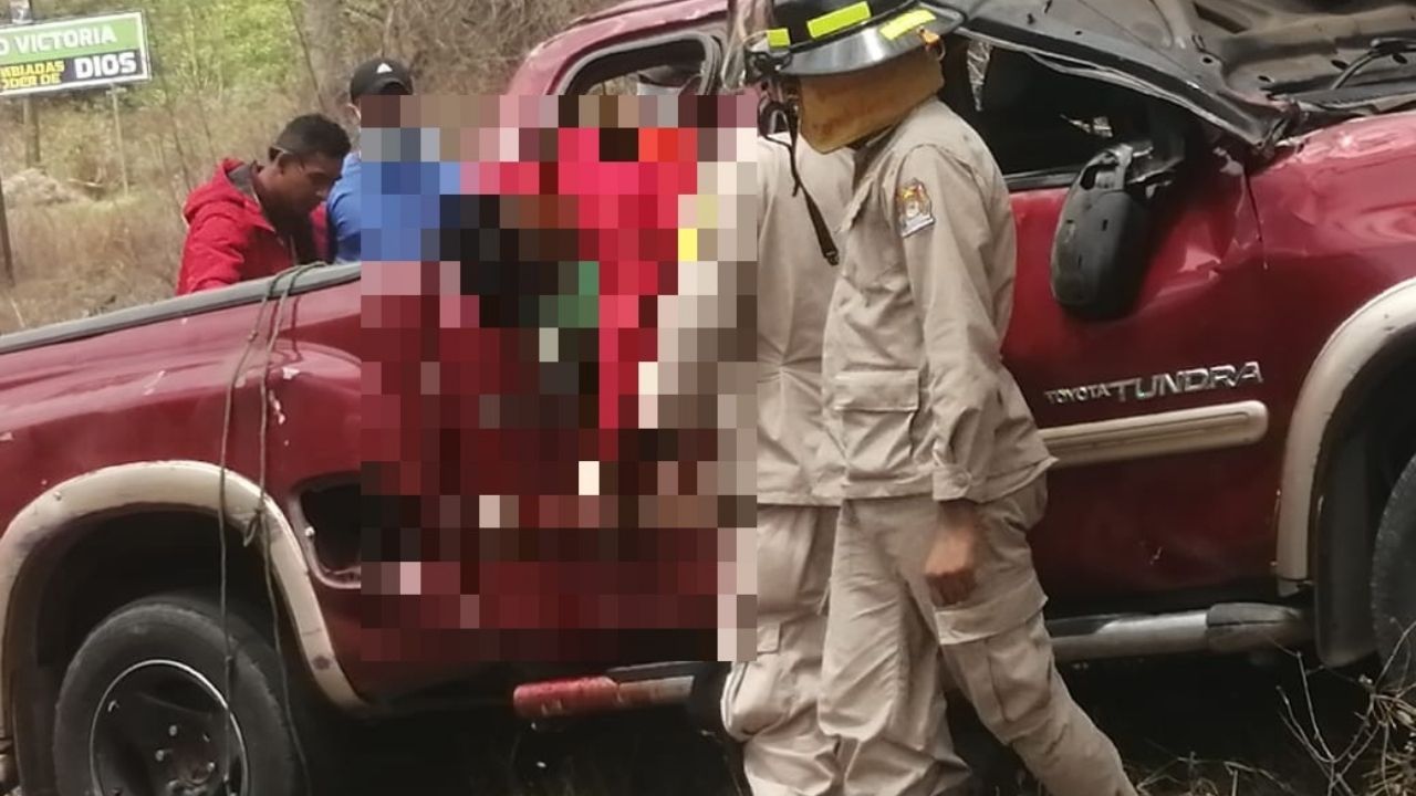 Una persona fallecida y cuatro heridas en accidente en carretera a Olancho