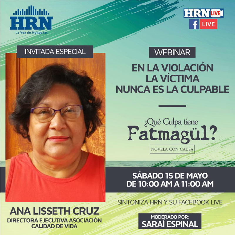 Webinar HRN: En la violación la víctima nunca es la culpable