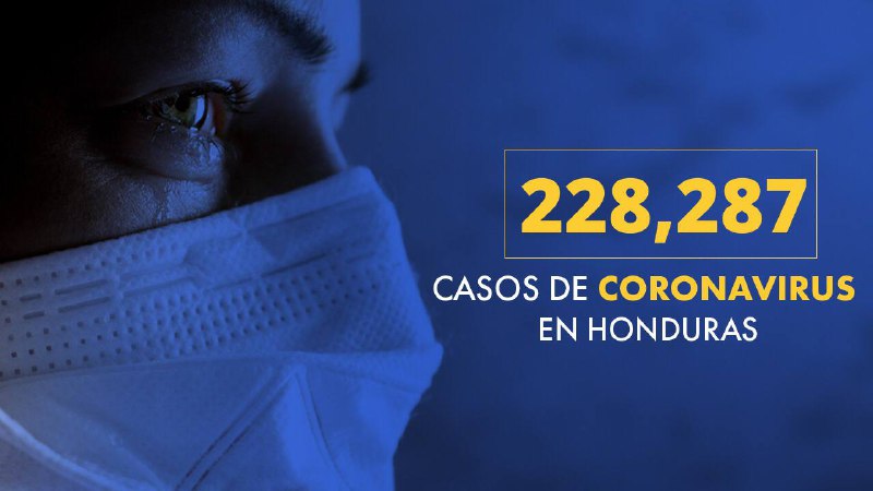 Sinager reporta 228,287 casos covid desde el inicio de la pandemia
