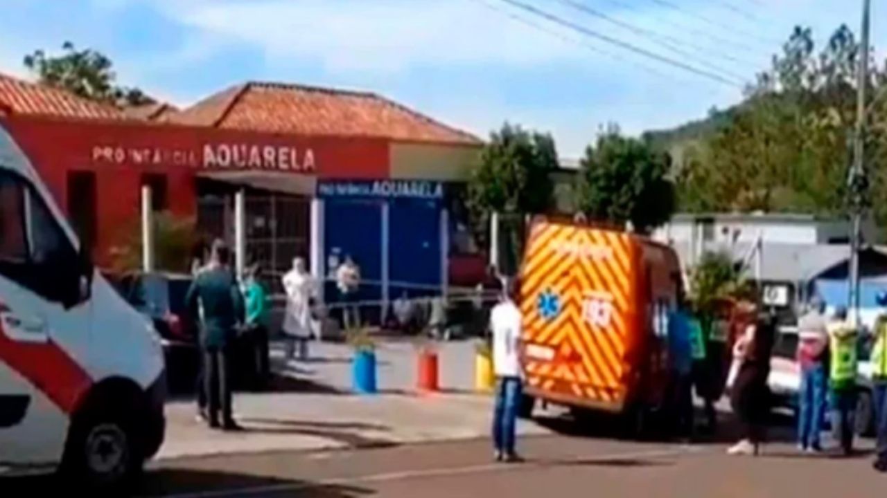 Joven mató a cuchilladas a niños de 2 años y a dos maestras, luego intentó quitarse la vida en Brasil