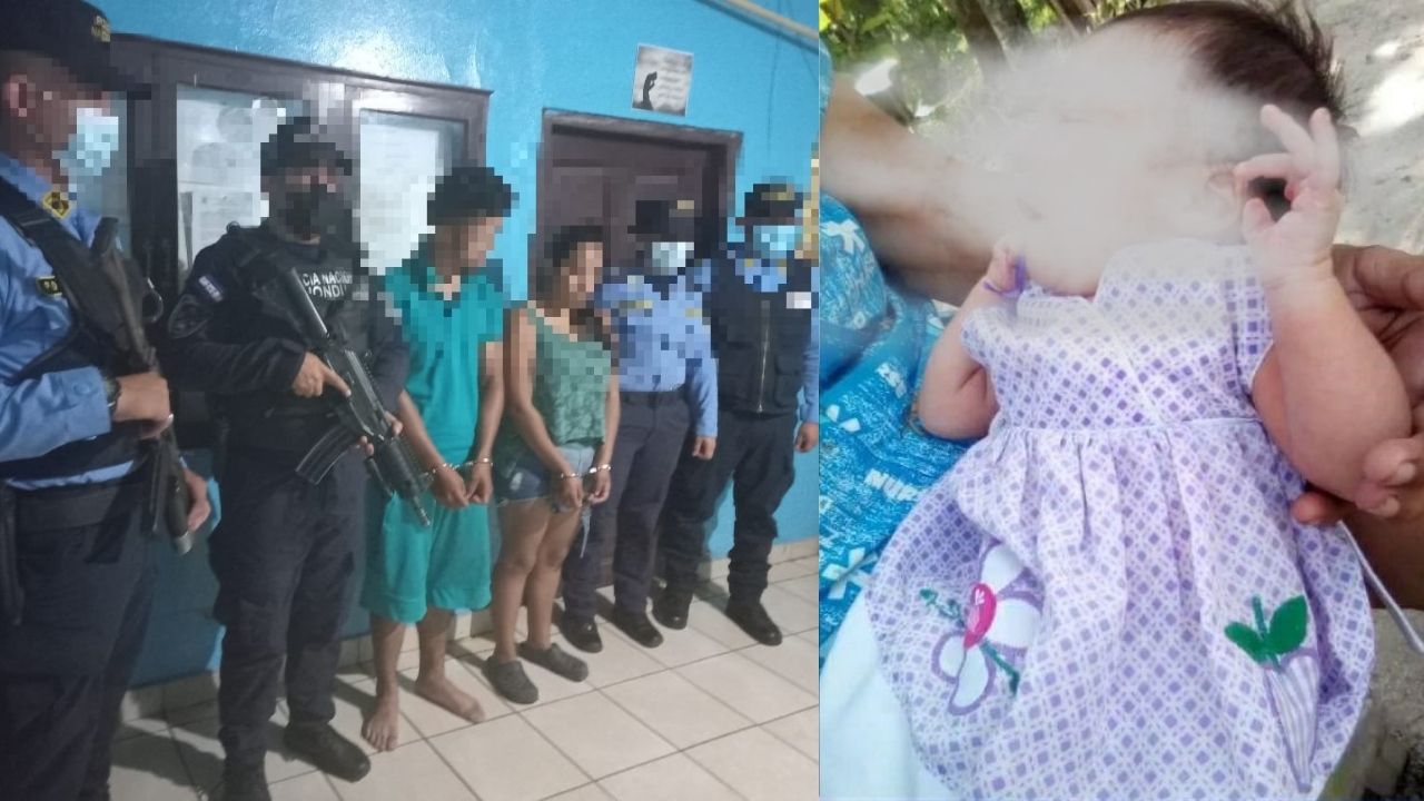 Llanto de bebé raptada logró su rescate y la detención de los robachicos en Copán