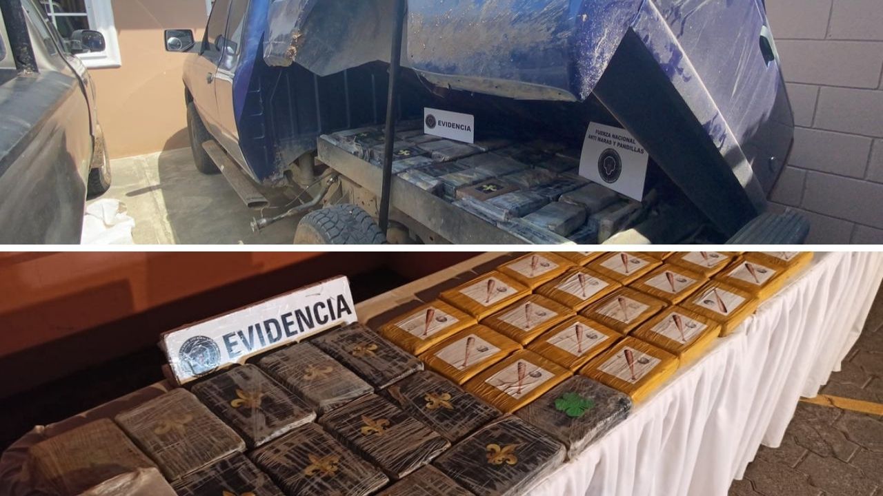 Incautan droga valorada en casi 100 millones de lempiras en Honduras