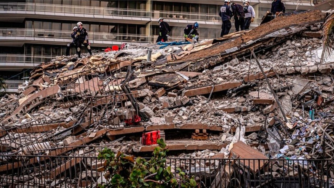 Tras derrumbe de edificio en Miami, a nueve sube el número de fallecidos