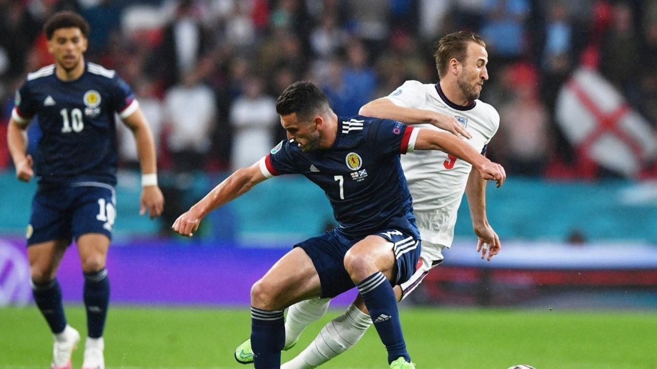 Inglaterra y Escocia empatan a orgullo en Wembley por la Eurocopa 2020