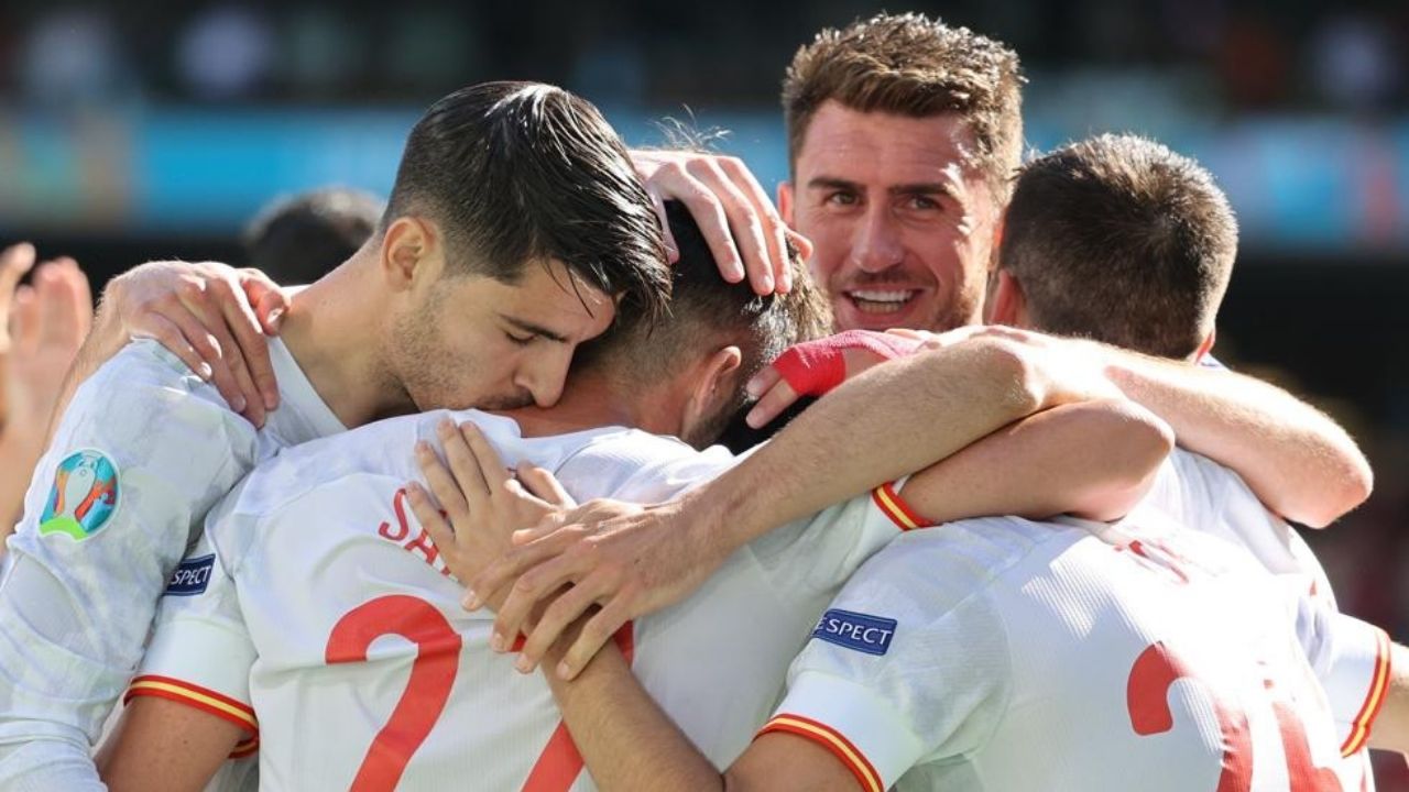 España aplasta a Eslovaquia y clasifica a octavos de final de la Eurocopa 2020