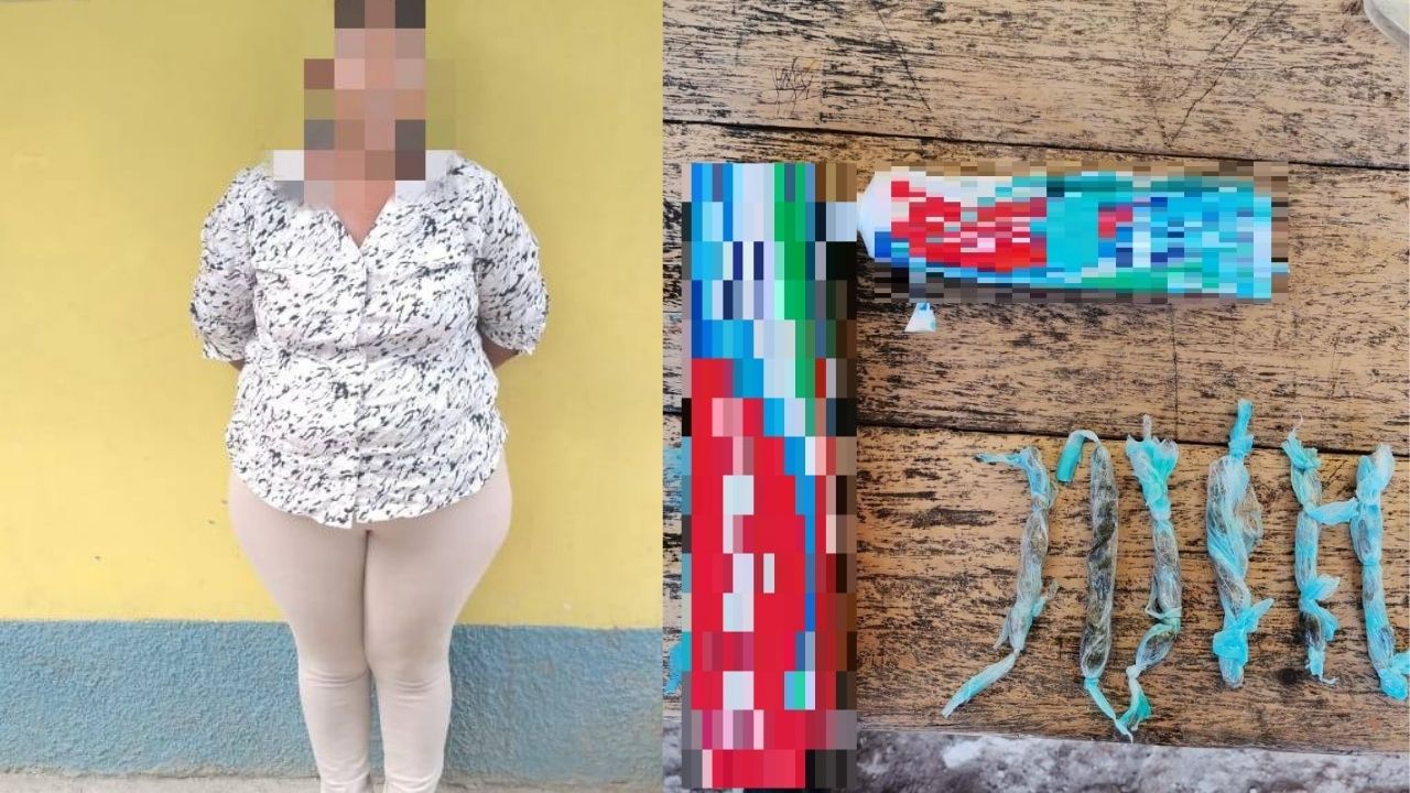 Hondureña intentó ingresar  supuesta marihuana en pasta dental a un centro penal en Yoro