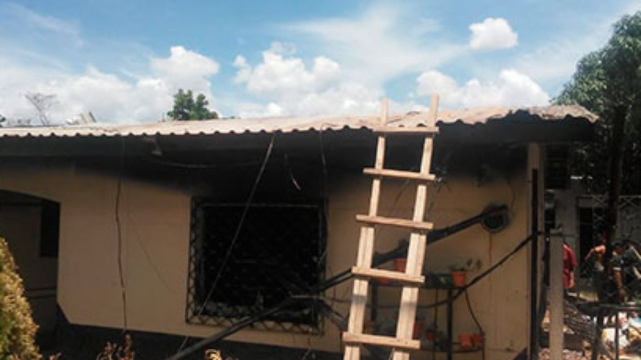 Niña de ocho años muere en un incendio en su vivienda en El Porvenir, Francisco Morazán