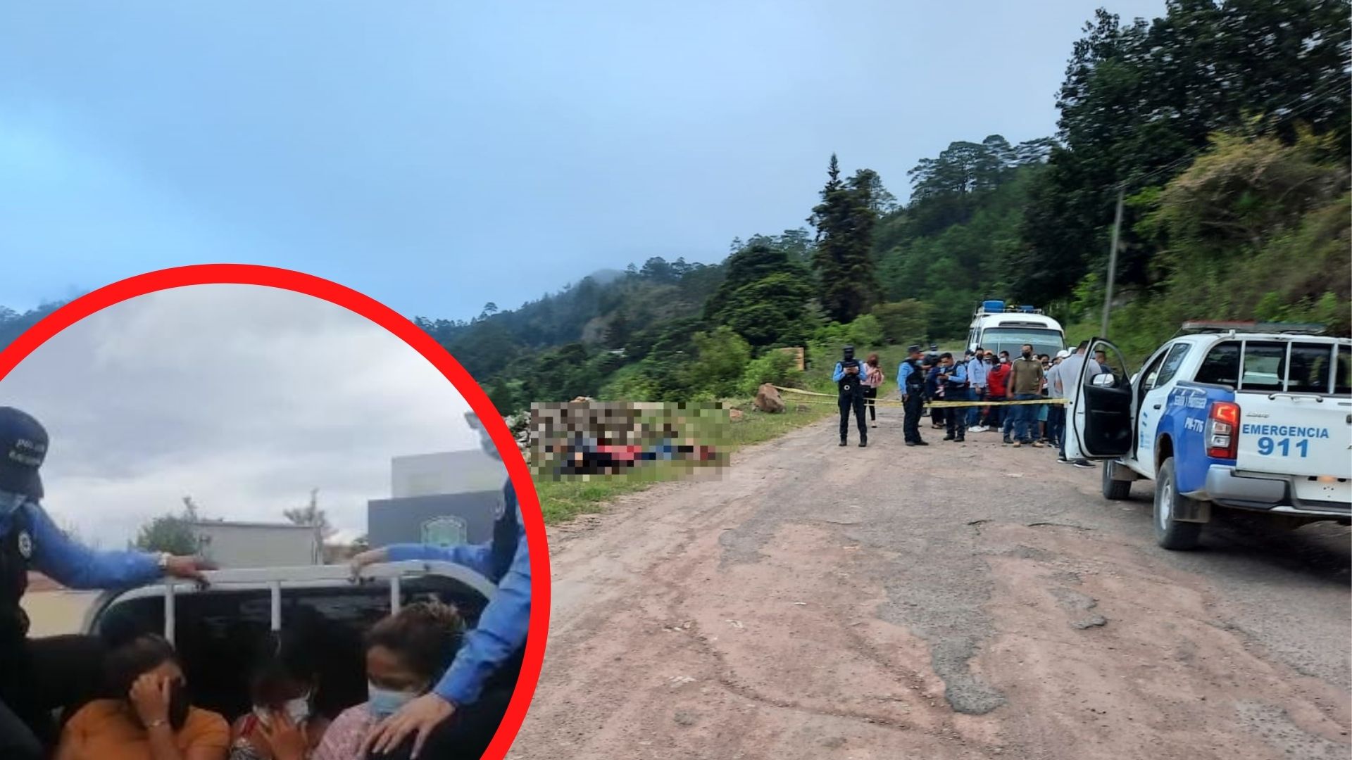Sicarias de una pandilla habrían matado a madre e hijas en el desvío a San Matías, Francisco Morazán