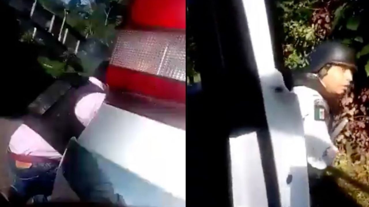 Video: 'Date la vuelta. Nos están atacando' gritaba oficial en emboscada de grupo criminal en México