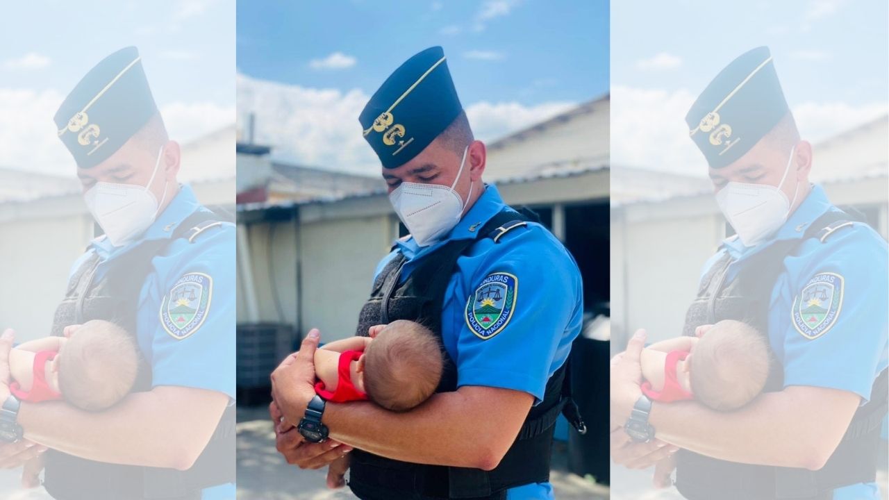 Rescatan a bebé de dos meses que estaba siendo maltratado por su madre en Honduras; la mujer se dio a la fuga al ver a la Policía