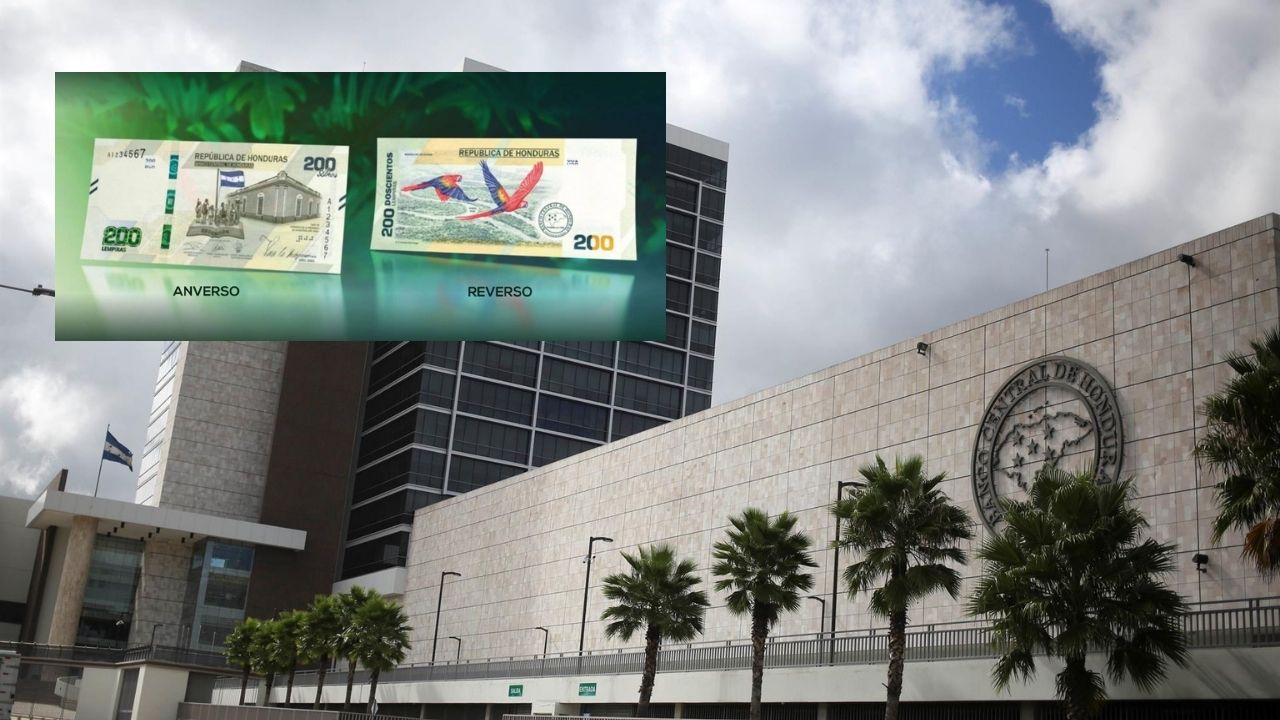 Honduras presenta diseño de billete que alude a bicentenario de independencia