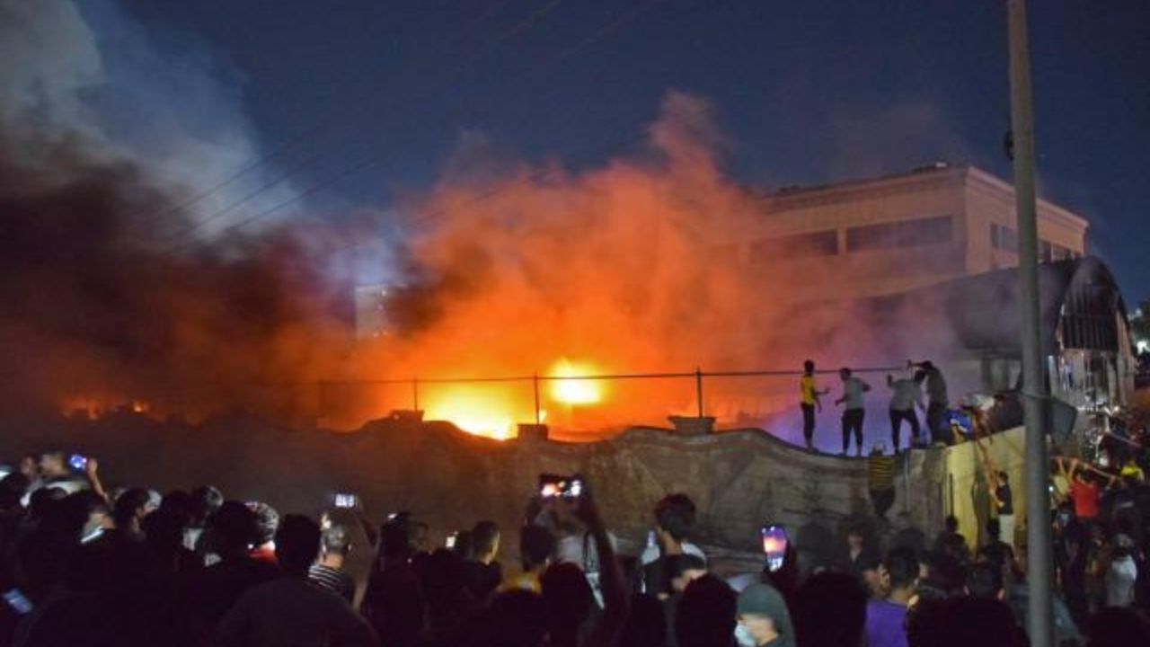 Más de 40 muertos en el incendio de un hospital para covid del sur de Irak