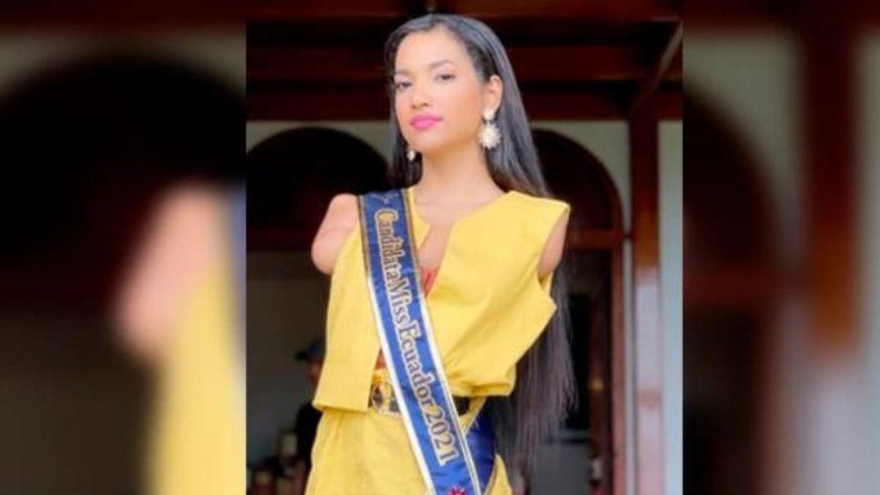 Conoce la historia de Victoria Salcedo, quien sin brazos y sin una pierna busca convertirse en Miss Ecuador