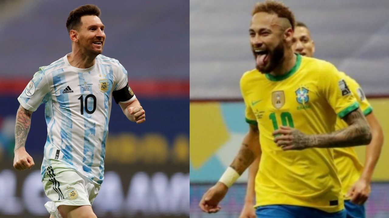 Messi y Neymar, elegidos los mejores jugadores de Copa América por Conmebol