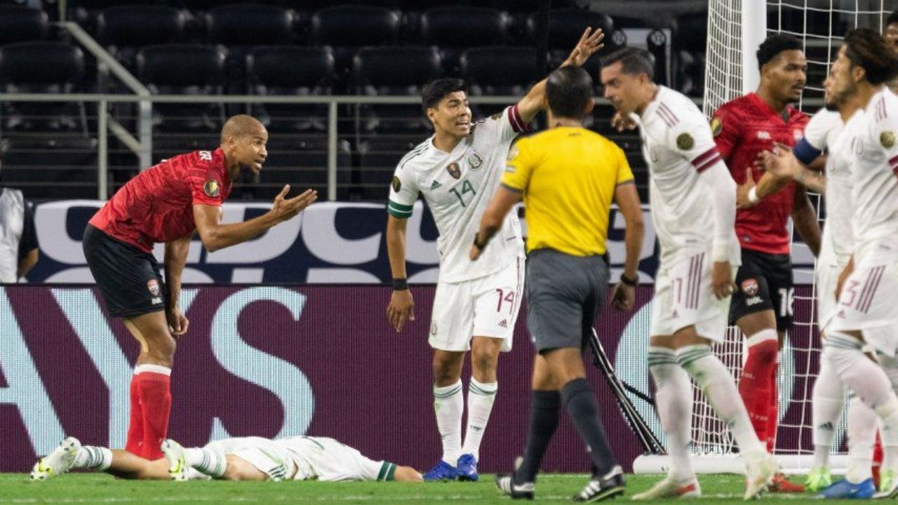 México tuvo frustrante debut en la Copa Oro 2021 contra Trinidad y Tobago