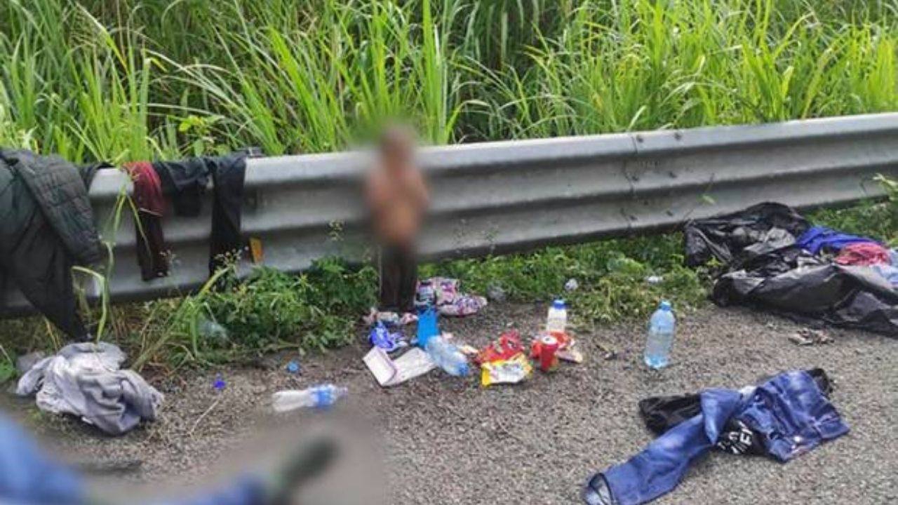 Bebé abandonado cerca de camión con 100 migrantes en México vuelve a Honduras