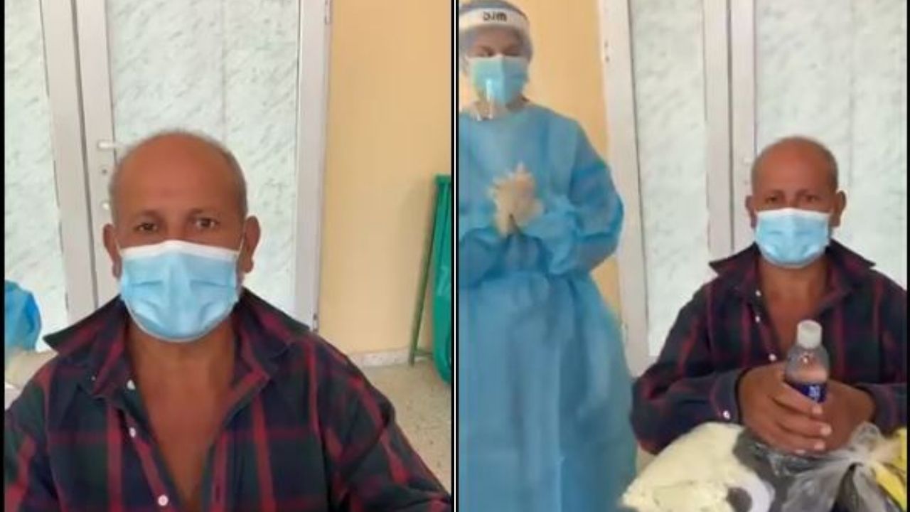 Imagen de 'Los admiro', hondureño agradece al personal de salud luego que se recuperó de neumonía por covid