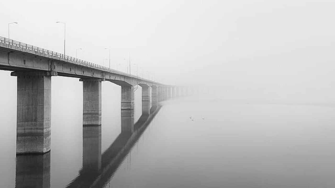 Así captó cámara el dramático rescate de mujer que pretendía lanzarse de un gigantesco puente
