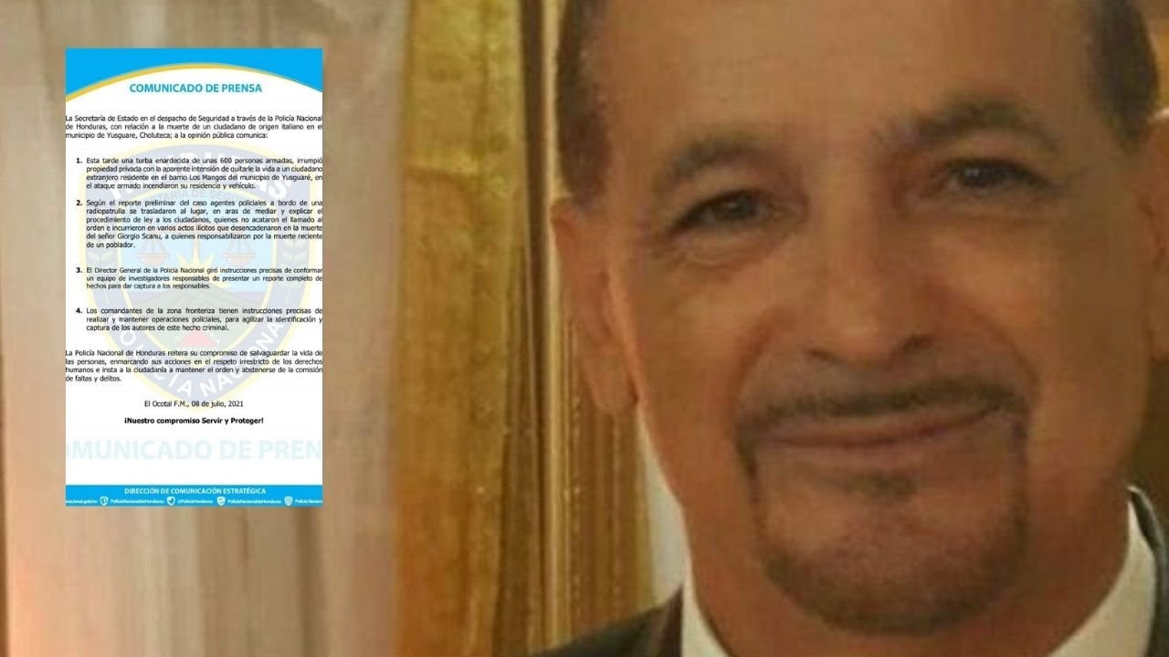 Secretaría de Seguridad tras la pista de los responsables de asesinar a italiano