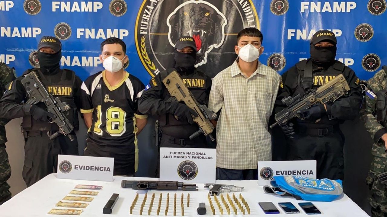 Los rostros de los supuestos vinculados al macabro hallazgo de tres cuerpos embolsados en camión en San Pedro Sula