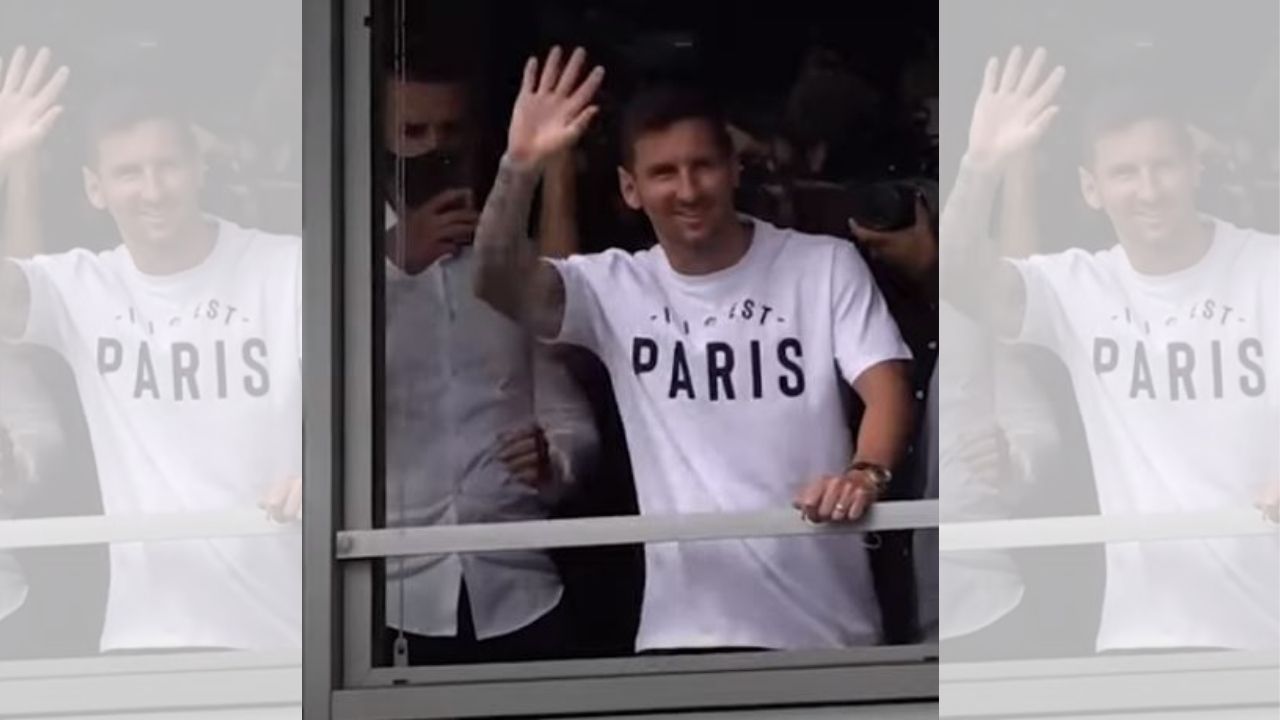 Así recibieron los aficionados del PSG a Messi en su llegada a París
