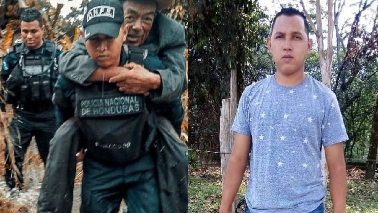 Policía hondureño insigne por cargar anciano en su espalda durante Eta y Iota, falleció durante intercambio de balas