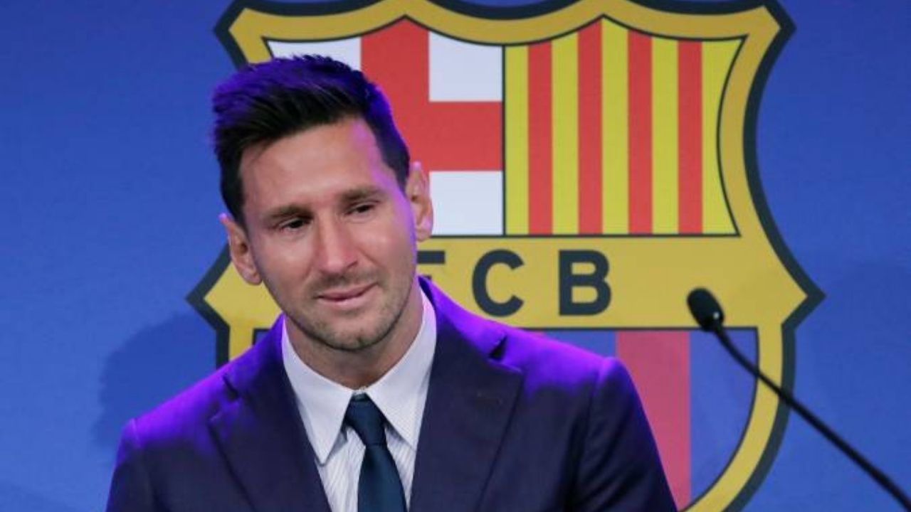 ¡Lloró! El conmovedor último adiós de Leo Messi al FC Barcelona en conferencia de prensa