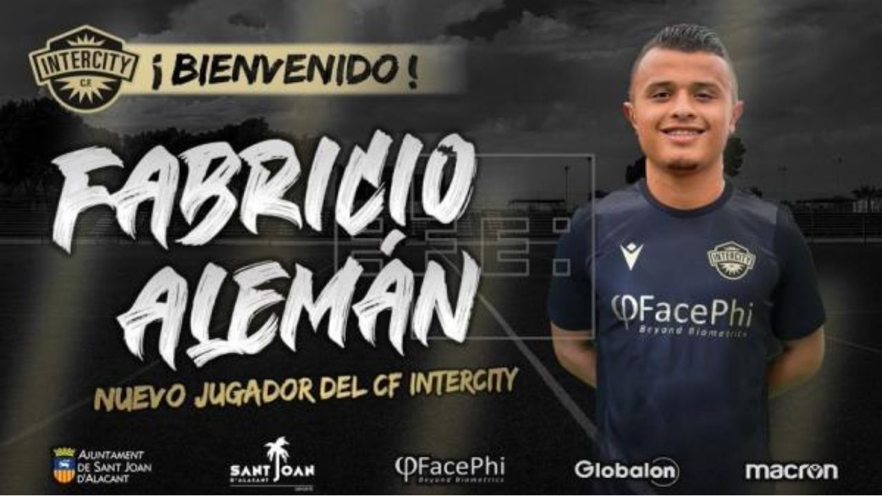 El costarricense Fabricio Alemán, nuevo jugador del Intercity