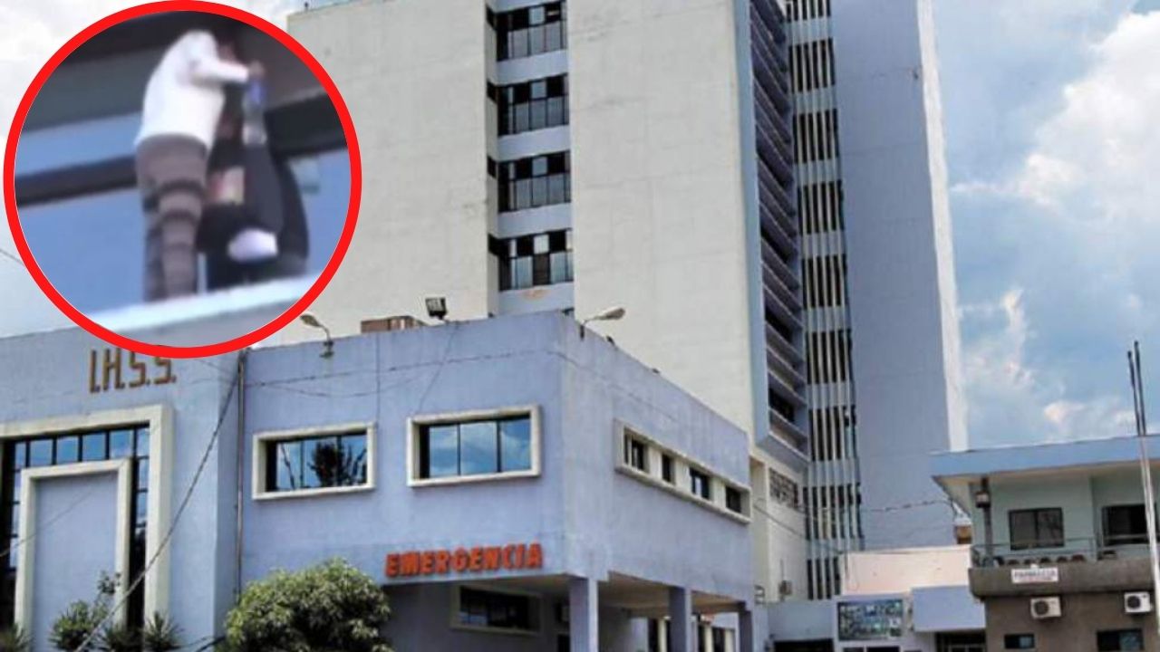 Por crisis nerviosa, paciente covid intentó lanzarse del sexto piso del Seguro Social de Tegucigalpa