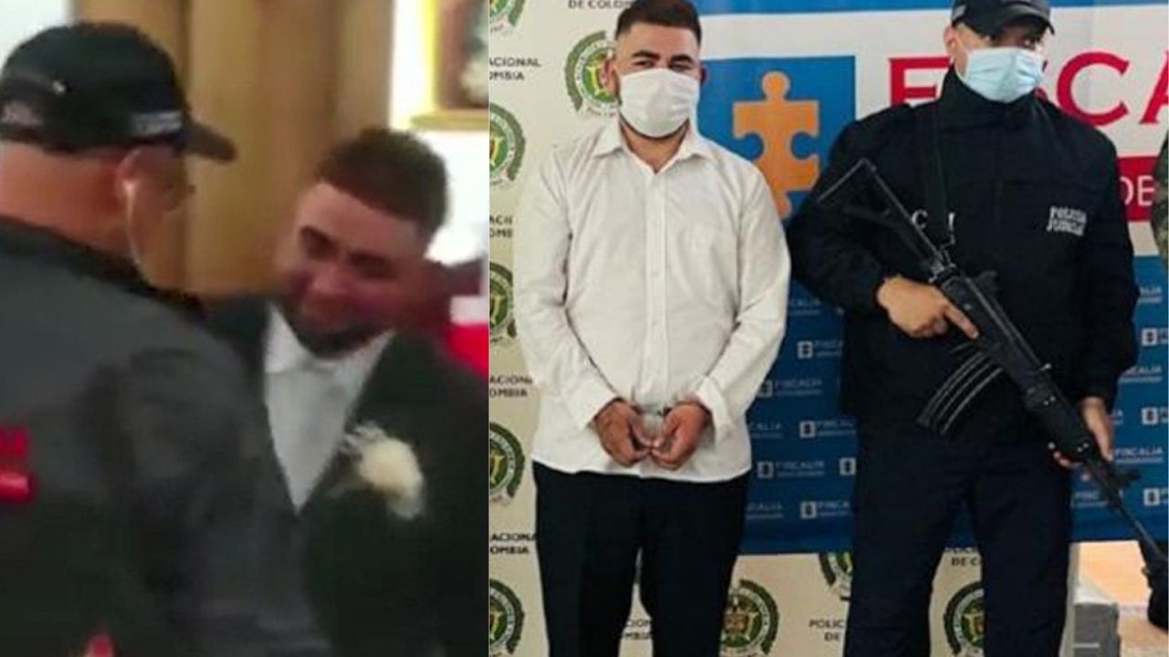 Así fue capturado supuesto narco en el altar, mientras esperaba a su novia para casarse
