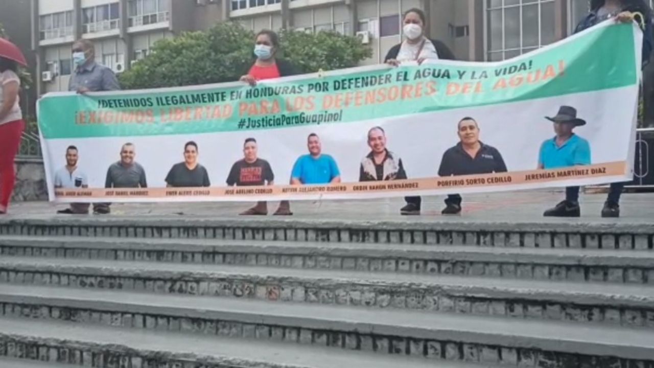 Exigen liberación de acusados en el caso Guapinol