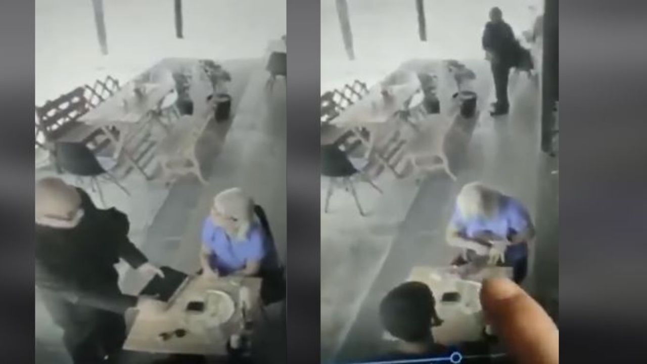 Hombre se disfrazó de sacerdote y usó una Biblia para robar en restaurante en México y este vídeo lo delató