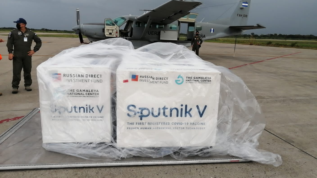 Llegan a Honduras  20,000 dosis  de Sputnik-V contra el covid para completar segunda aplicación