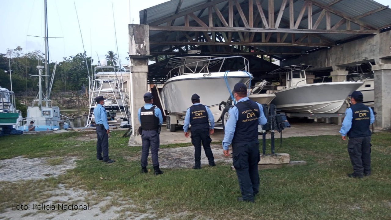 Incautan lancha ligada a los hechos ocurridos en Gracias a Dios para efectos de investigación
