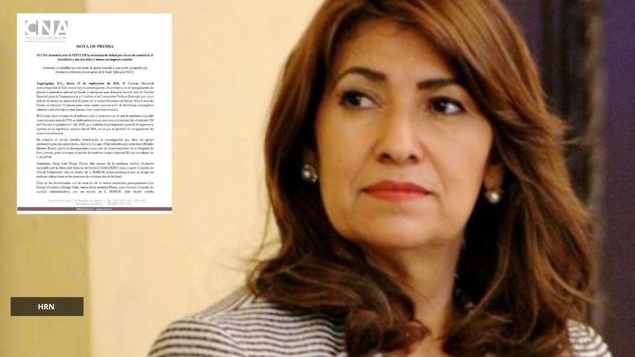 'No es mi hijo': Ministra de Salud aclara qué hay detrás de la denuncia del CNA sobre jugosos salarios a familiares