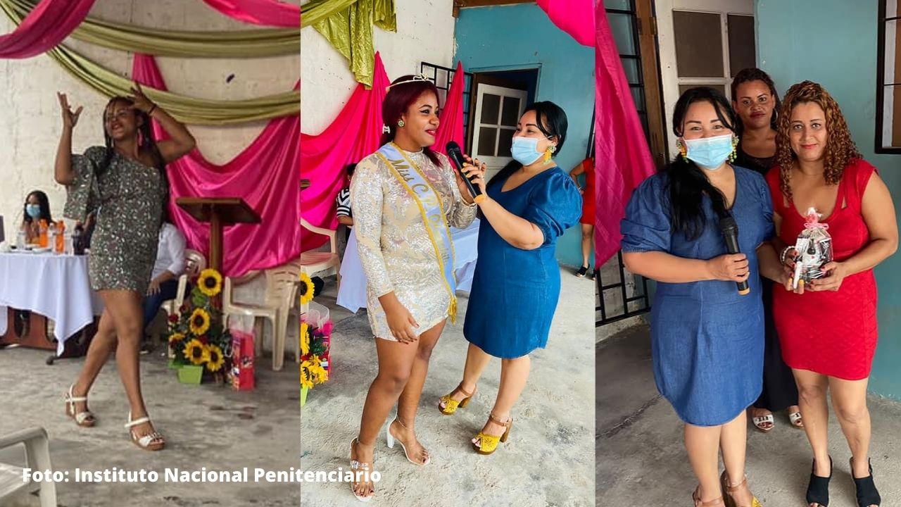 Reclusas hondureñas se lucen en concurso de belleza en cárcel de Yoro, ¡mira cómo desfilaron!