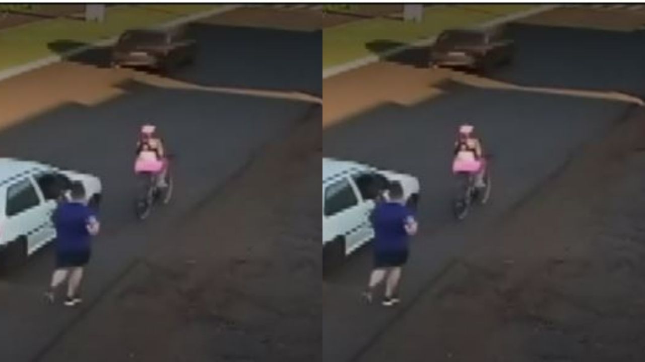 Video capta a hombre manosear a joven ciclista y provocó que se accidentara