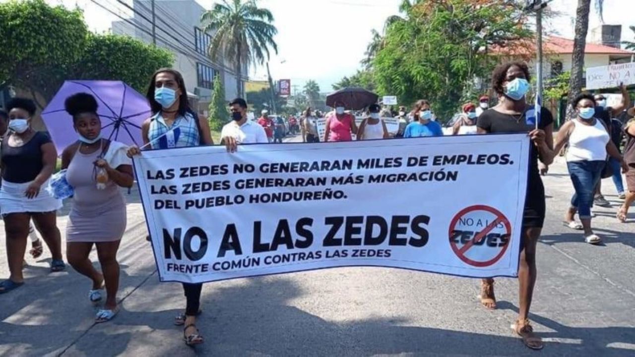 Que deroguen las ZEDE exigen 126 comunidades que resisten venta de soberanía de Honduras