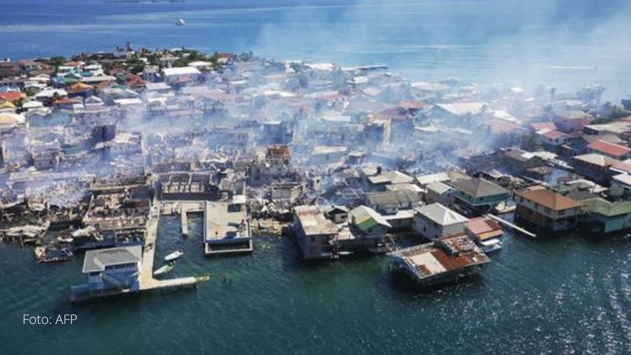 Diez datos sobre el pavoroso incendio en la isla hondureña Guanaja