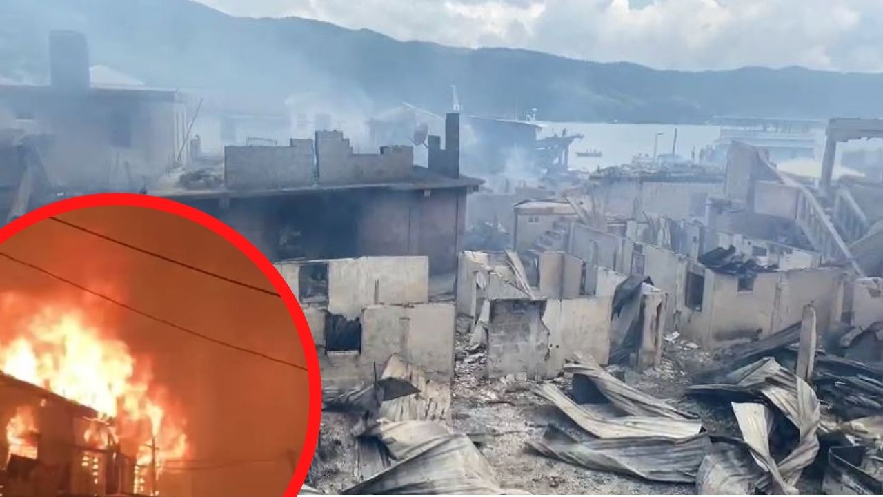 ¿Qué ocasionó el incendio que consumió en su totalidad 90 viviendas en Guanaja?, esto es lo que dice Sinager