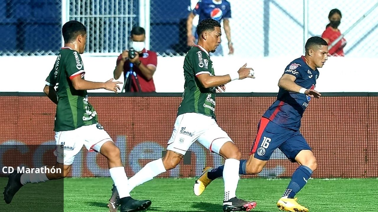 Motagua triunfó en el clásico ante Marathón y se subió al subliderato