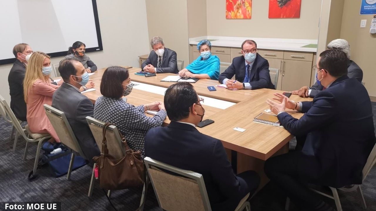 Misión de observadores de la UE se reunió con el CNE para garantizar evaluación independiente de las elecciones