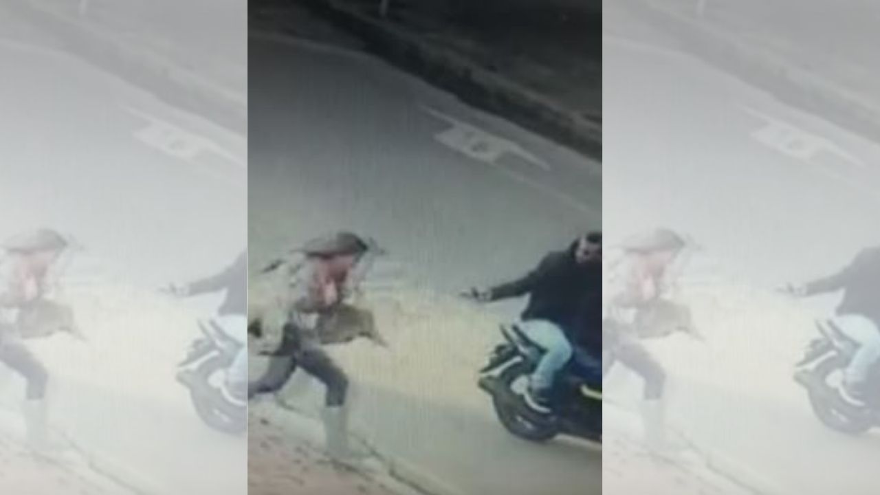 Captan en vídeo a sicario disparando contra una pareja que salía de un parqueo