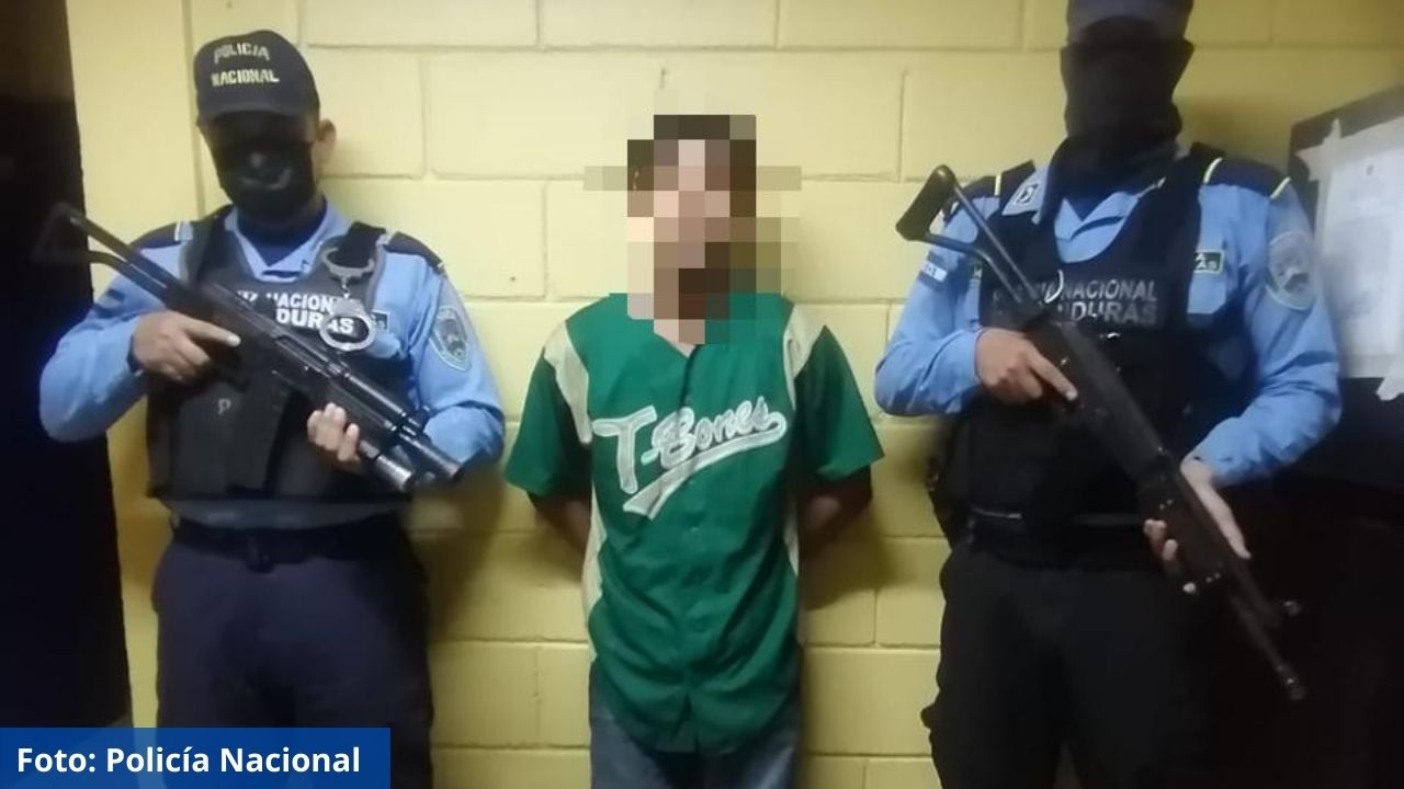 Detienen a presunto integrante de la MS-13 en Cortés