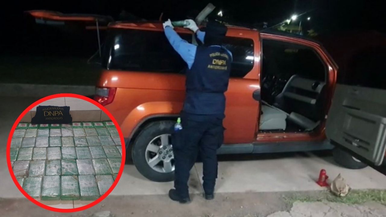 Decomisan más de 160 kilos de cocaína escondida en tres vehículos, en dos sectores de Honduras