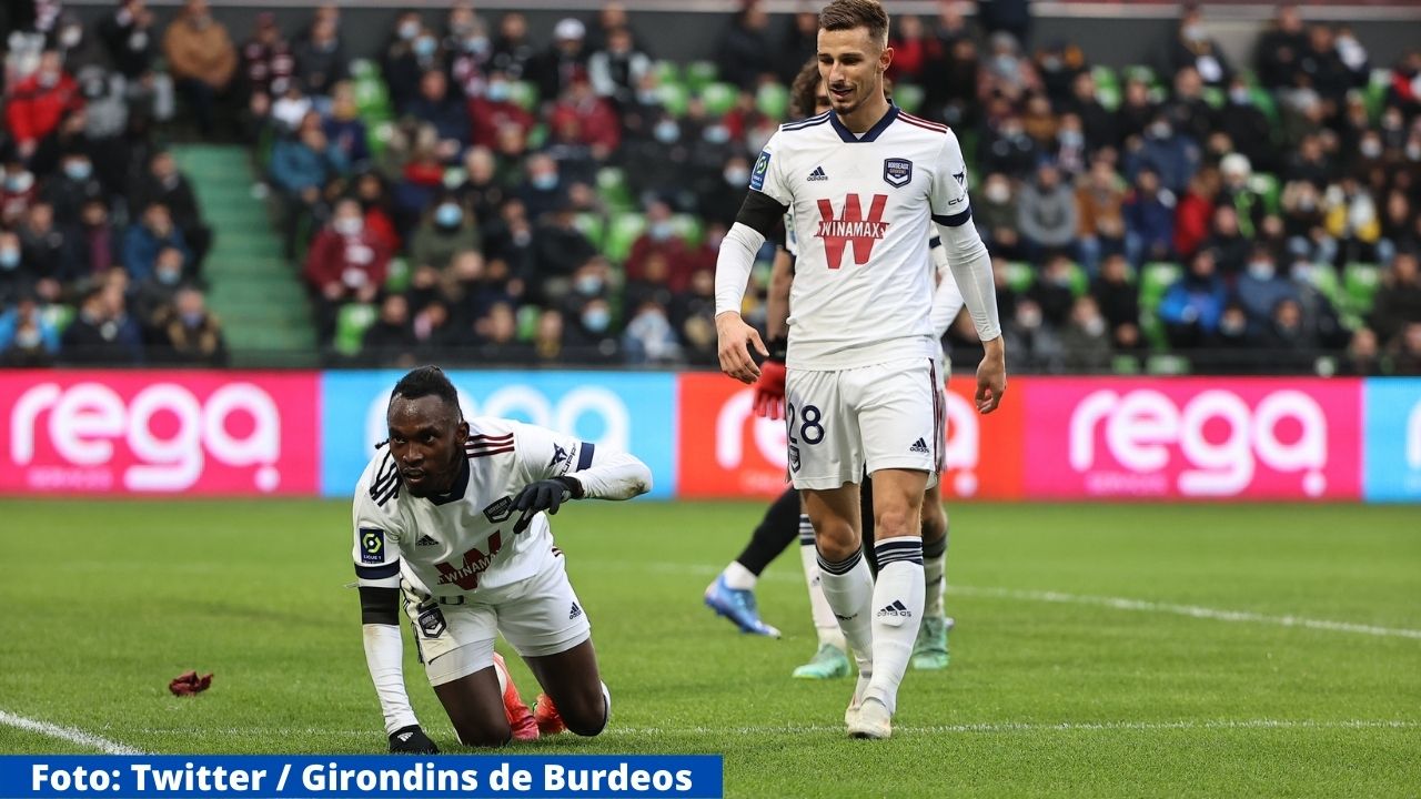 Imagen de Así fue la tercera anotación de Alberth Elis con el Girondins de Burdeaux