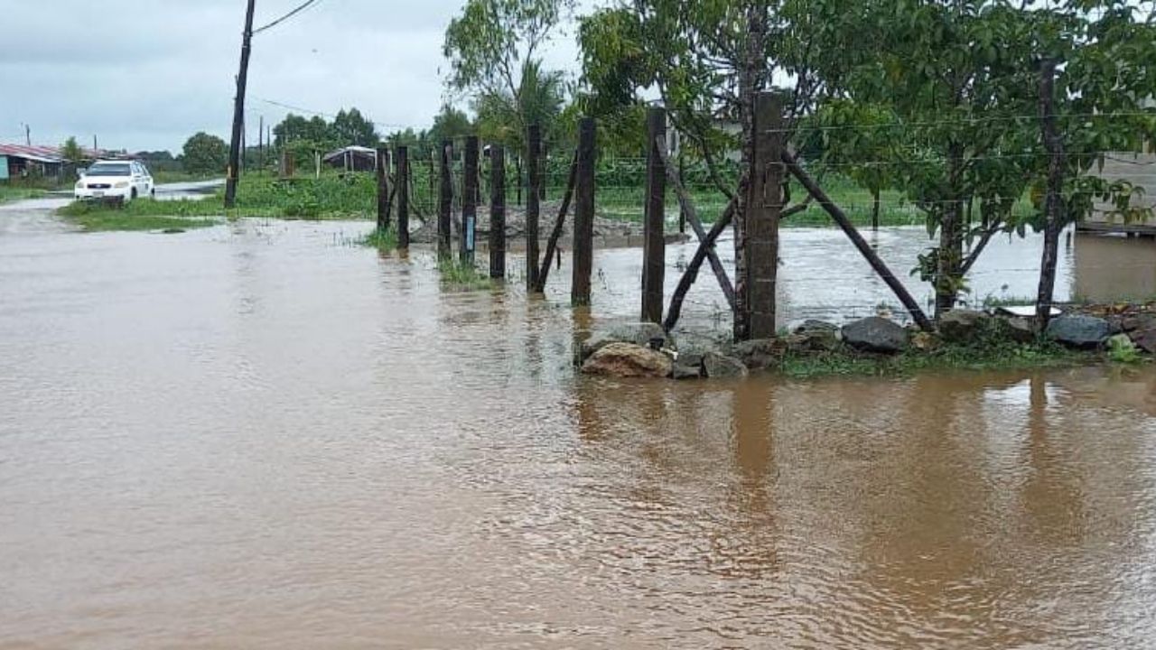 Fuertes lluvias provocan inundaciones en la zona norte de Honduras